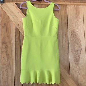 Lime Green J Crew Dress
